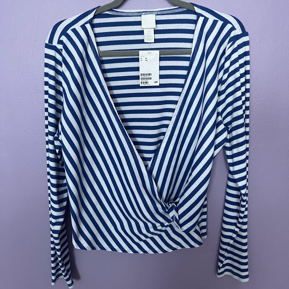 💎 Faux wrap shirt 💎